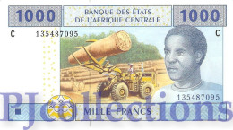 CENTRAL AFRICAN STATES 1000 FRANCS 2002 PICK 607C UNC - Other - Africa