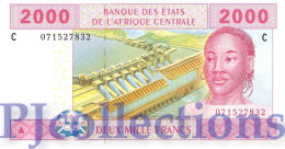 CENTRAL AFRICAN STATES 2000 FRANCS 2002 PICK 608C UNC - Other - Africa