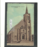 04-2023 - HUG300 - PAS DE CALAIS - 62 - FAUQUEMBERGUES -  Colorisée -L'église - Fauquembergues
