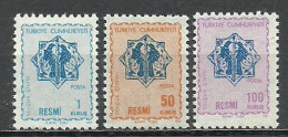 Turkey; 1967 Official Stamps (Complete Set) - Official Stamps