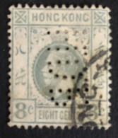 1912 -14 - Hong Kong - King George V -  8c  - Used - Used Stamps