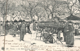 France - Paris - Le Marché Aux Oiseaux - Animé - Carte Postale Ancienne - Ambachten In Parijs