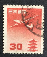 1952 - Japan - Pagoda Airmail Yen Unit -  Used - A2 - Oblitérés