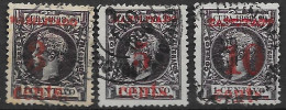 Cuba Used Rare But Faulty (two Left Small 0,5 Cm Thins, Right Corner Perf) 1898-99 115 Euros Good Cancels - Usati