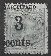 Cuba VFU Rare Stamp And Quality 1898-99 350 Euros Good Genuine Cancel - Used Stamps