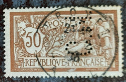 France - Perforé "CN" - 1900 - "Merson" 50c - N°120 - - Used Stamps