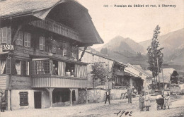 Suisse - FR - Pension Du Châlet Et Rue à CHARMEY - Librairie Ch. Morel, Bulle - Bulle