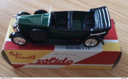 Hispano-Suiza Torpedo 1926 Solido Hachette 1:43 - Solido