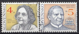 SLOVAKIA 361-362,used,falc Hinged - Used Stamps