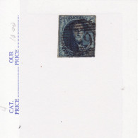 5968) Belgium 1850 Watermark With Frame - 1849-1850 Medallions (3/5)