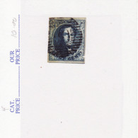 5969) Belgium 1850 Watermark With Frame - 1849-1850 Medaillen (3/5)