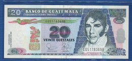 GUATEMALA - P.108 – 20 Quetzales 12.02.2003 UNC, S/n  E05178369B, Printer: FC Oberthur, France - Guatemala