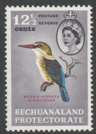 Bechuanaland Scott 187 - SG175, 1961 Elizabeth II Birds 12.1/2c MH* - 1885-1964 Bechuanaland Protettorato