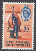 Bechuanaland Scott 190 - SG178, 1961 Elizabeth II Birds 35c MH* - 1885-1964 Bechuanaland Protectorate