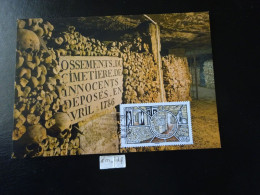 FRANCE 2023 1,16 LES CATACOMBES DE PARIS OBLITÉRATION PREMIER JOUR  23 03 2023  CARTE POSTALE F.D.C. - 2020-…