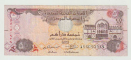 Used Banknote United Arab Emirates 5 Dirhams 2004 - Emirats Arabes Unis