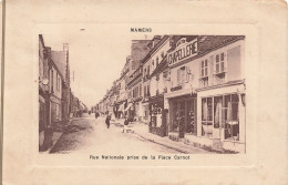 France - Mamers - Rue Nationale Prise De La Place Carnot - Animé - Photo Boueret - Carte Postale Ancienne - Mamers