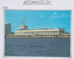 Russia Postcard Archangelsk See/river Station Ca Archangelsk 28.5.1990 (RR188) - Events & Gedenkfeiern