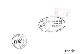 FDC Frama 10 Fr "BELGICA 82" - Briefe U. Dokumente