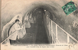 France - Paris Souterrain - Les égouts Service De L'assainissement - Déversoire De L'Alma   - Carte Postale Ancienne - Transporte Público