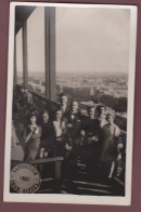 Carte Photo  Familles Exposition 1937 Tour Eiffel - Tour Eiffel