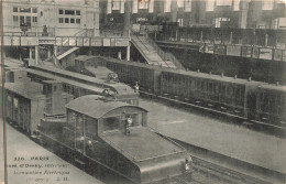 France - Paris - Gare D'Orsey - Intérieur - Locomotive électrique - J.H. - Train  - Carte Postale Ancienne - Openbaar Vervoer