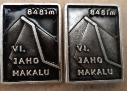 VI. JAHO MAKALU 8481m Yugoslav Expedition 1975 Alpinism Mountaineering Slovenia Ex Yugoslavia Pins - Alpinismo, Arrampicata