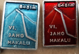 VI. JAHO MAKALU 8481m Yugoslav Expedition 1975 Alpinism Mountaineering Slovenia Ex Yugoslavia Pins - Alpinism, Mountaineering