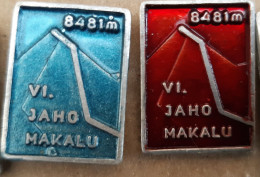 VI. JAHO MAKALU 8481m Yugoslav Expedition 1975 Alpinism Mountaineering Slovenia Ex Yugoslavia Pins - Alpinisme