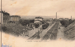 France - Chasse - La Gare - Animé - Train - Carte Postale Ancienne - Other & Unclassified