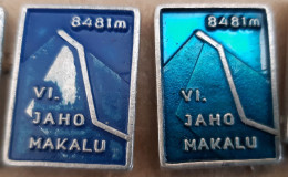 VI. JAHO MAKALU 8481m Yugoslav Expedition 1975 Alpinism Mountaineering Slovenia Ex Yugoslavia Pins - Alpinismo, Arrampicata