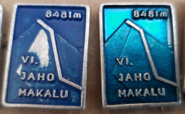 VI. JAHO MAKALU 8481m Yugoslav Expedition 1975 Alpinism Mountaineering Slovenia Ex Yugoslavia Pins - Alpinismo, Escalada