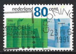 Netherlands 1991. Scott #802 (U) Public Libraries, Cet. Books - Oblitérés