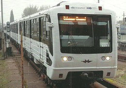 UNDERGROUND SUBWAY METRO RAIL RAILWAY RAILROAD TRAIN BKV KOBANYA-KISPEST END STATION BUDAPEST * Reg Volt 0224 * Hungary - Métro