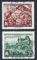 DDR, 1953, Michel-Nr. 380-381, Gestempelt - Gebraucht