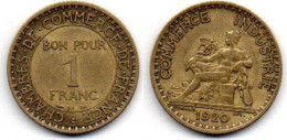 MA 22216 /  1 Franc 1920 TB+ - 1 Franc