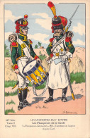 Militaria - Les Uniformes Du 1er Empire - Les Flanqueurs De La Garde - Grenadiers - Tambour Et..- Carte Postale Ancienne - Regimientos