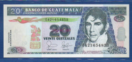 GUATEMALA - P.112a – 20 Quetzales 2006 UNC, S/n  E42165485B, Printer: De La Rue, London - Guatemala