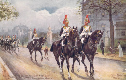 Militaria - Régiments - The Royal Horse Guards Coming Off King's Guard - Carte Postale Ancienne - Régiments