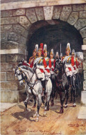 Militaria - Régiments - The King's Guard At Whitehall - 2nd Life Gurads - Carte Postale Ancienne - Régiments