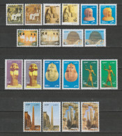 EGYPT / 2002 / THE REGULAR SET / A VERY RARE MARVELLOUS COLOR VARIETY COLLECTION / EGYPTOLOGY / ARCHEOLOGY / MNH / VF - Unused Stamps