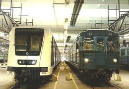 UNDERGROUND SUBWAY METRO RAIL RAILWAY RAILROAD TRAIN BKV ALSTOM METROPOLIS FEHER STREET BUDAPEST * Top Card 0367 Hungary - Métro