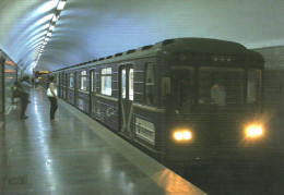 UNDERGROUND * SUBWAY * METRO * RAIL RAILWAY * RAILROAD TRAIN * BAKU * AZERBAIJAN * Top Card 0395 * Hungary - Métro