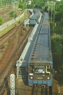 UNDERGROUND SUBWAY METRO RAIL RAILWAY RAILROAD TRAIN BKV KOBANYA-KISPEST END STATION BUDAPEST * Top Card 0435 1 Hungary - Métro