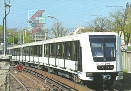 UNDERGROUND SUBWAY METRO RAIL RAILWAY RAILROAD TRAIN * BKV ALSTOM METROPOLIS STATION BUDAPEST * Top Card 0468 * Hungary - Métro