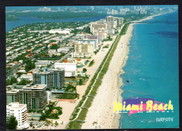 Etats Unis - Florida - MIAMI Beach - Vue Aérienne - Surfside - Bal Harbour Beautiful Beaches Hôtels (12,5X18 Cm) - Miami Beach
