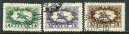 LITHUANIA 1927 Vytis  Definitive Used. Michel 278-80 - Lituanie