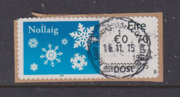 IRELAND  -  2015 Christmas SOAR (Stamp On A Roll)  CDS  Used On Piece As Scan - Usados