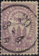 DANEMARK / DENMARK - 1887 (2 Dec) - COPENHAGEN Lauritzen & Thaulow Local Post 3øre Pale Violet - Used -a - Local Post Stamps