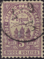 DANEMARK / DENMARK - 1887 (2 Dec) - COPENHAGEN Lauritzen & Thaulow Local Post 3øre Violet - VF Used -a - Emisiones Locales